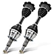 2016 Chevrolet Silverado 2500 HD - Front, Driver and Passenger Side Axle Assembly, RWD, 6.6L 8Cyl