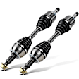 2018 Chevrolet Impala - Front, Driver and Passenger Side Axle Assembly,  Front, Location: Front Left and Right, Driver and Passenger Side, FWD, 3.6L 6Cyl