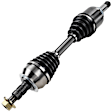 2018 Chevrolet Impala - Front, Driver and Passenger Side Axle Assembly,  Front, Location: Front Left and Right, Driver and Passenger Side, FWD, 3.6L 6Cyl