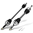 1995 Mitsubishi Eclipse - Front, Driver and Passenger Side Axle Assembly, Naturally Aspirated, FWD, 2.0L 4Cyl