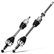 2 -Pc CV Axle Shaft Assembly Front Driver and Passenger A-Premium APCVA1583