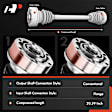 2009 Porsche Cayenne - Front, Driver and Passenger Side Axle Assembly,  Front Left and Right, Driver and Passenger Side, AWD, 3.6L 6Cyl