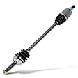 APCVA2477 2 Pcs Rear Passenger CV Axle Shaft Assembly & Wheel Hub Bearing