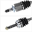 APCVA2477 2 Pcs Rear Passenger CV Axle Shaft Assembly & Wheel Hub Bearing