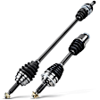 2011 Mercury Milan - Front, Driver and Passenger Side Axle Assembly, FWD, 3.0L 6Cyl