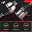 2016 Chevrolet Silverado 2500 HD - Front, Driver or Passenger Side Axle Assembly,  Front Left or Right, Driver or Passenger Side, 4WD, 6.0L 8Cyl
