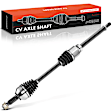 2012 Nissan Altima - Front, Passenger Side Axle Assembly, GAS, Automatic CVT Transaxle, FWD, 2.5L 4Cyl Automatic CVT, Transaxle