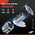 APDCS028 4 Pcs Door Lock Cylinder Set with 2 Keys