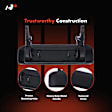 APDHO1574TW Rear Tailgate Texture Black Handle without Keyhole