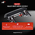 APDHO1575TW Rear Tailgate Primed Black Handle without Keyhole
