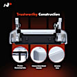 APDHO1576TW Rear Tailgate Handle without Keyhole