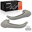 APDHO2683 2 Pcs Front Gray Interior Door Pull Handle
