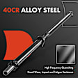 2008 Ford F-150 - Rear Driveshaft, 4WD, 66.0 in. Bed, 163.0 in. WB, Rear Side, 90.5 in. Length