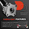 2008 Ford F-150 - Rear Driveshaft, 4WD, 66.0 in. Bed, 163.0 in. WB, Rear Side, 90.5 in. Length