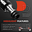 2008 Dodge Dakota - Front Driveshaft, Manual Transmission 4WD, 78.8 in. bedlength; 4WD; Manual Transmission; 131.3 in. WB; It Fits 4WD With Sales Code DHT; DHU; or Manual Transmission With Sales Code DH5, 28.38 in. Length