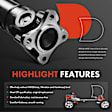 APDS0217 Rear Driveshaft Prop Shaft Assembly