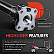 2006 Dodge Ram 1500 - Front Driveshaft, Automatic Transmission, 4WD, 120.5 in. WB, 76.3 in. Bed, Automatic Transmission, Fits Standard Cab Pickup Only, Standard Cab Pickup, 33 in. Length