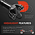 1994 Ford F-150 - Front Driveshaft, 4WD, 81.0 in. Bed, transmfrcode: E4OD, 155.0 in. WB, TransmissionMfrCode: E4OD, Drive Type: 4WD, 40.5 in. Length
