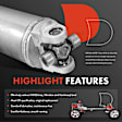 2004 GMC Sierra 2500 - Rear Driveshaft, Automatic Transmission, 4WD, 72.93 in. Length