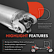 2008 Chevrolet Tahoe - Rear Driveshaft, RWD, 116.0 in. WB, 62.25 in. Length