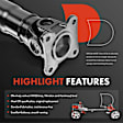 2008 Acura RDX - Rear Driveshaft, 104.3 in. WB, GAS, 4-Door, Location: Rear Side, AWD(All Wheel Drive), Sport Utility, 82.63 in. Length