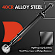 2018 Jeep Grand Cherokee - Rear Driveshaft, RWD, 114.8 in. WB, Rear Side, It Fits the Model With Sales Code DR1 (230mm Rear Axle), 64.75 in. Length
