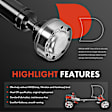 2018 Jeep Grand Cherokee - Rear Driveshaft, RWD, 114.8 in. WB, Rear Side, It Fits the Model With Sales Code DR1 (230mm Rear Axle), 64.75 in. Length