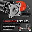 2002 Ford F-350 Super Duty - Rear Driveshaft, 4WD, 96.0 in. bedlength, 137.0 in. WB, From June 1, 2002, With Dual Rear Wheels (DRW), Standard Cab Pickup, 55.13 in. Length
