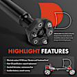 2015 BMW 550i - Rear Driveshaft, Automatic Transmission, RWD,  Rear Side, Sedan, 59.38 in. Length