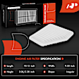 APEAF033 2 Pcs Engine Air Filter