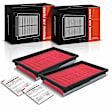 APEAF049 2 Pcs Engine Air Filter