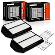 APEAF073 2 Pcs Engine Air Filter with Rigid Panel
