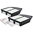 APEAF087 2 Pcs Engine Air Filter