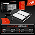 APEAF087 2 Pcs Engine Air Filter