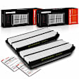 APEAF1010 2 Pcs Engine Air Filter with Rigid Panel