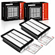 APEAF1043 2 Pcs Engine Air Filter with Rigid Panel