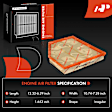 APEAF1048 2 Pcs Engine Air Filter