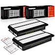 APEAF1053 2 Pcs Engine Air Filter with Rigid Panel
