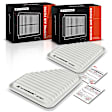 APEAF1081 2 Pcs Engine Air Filter with Rigid Panel