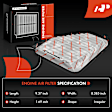 APEAF1081 2 Pcs Engine Air Filter with Rigid Panel