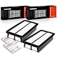 APEAF1086 2 Pcs Engine Air Filter with Rigid Panel