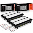 APEAF1095 2 Pcs Engine Air Filter with Rigid Panel