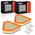 APEAF1099 2 Pcs Engine Air Filter with Flexible Panel