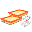 APEAF109 2 Pcs Engine Air Filter