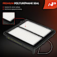 APEAF1104 2 Pcs Engine Air Filter with Rigid Panel