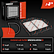 APEAF1117 2 Pcs Engine Air Filter