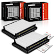 APEAF1130 2 Pcs Engine Air Filter with Rigid Panel