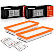 APEAF113 2 Pcs Engine Air Filter with Flexible Panel