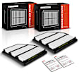APEAF1167 2 Pcs Engine Air Filter with Rigid Panel