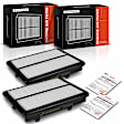 APEAF1169 2 Pcs Engine Air Filter with Rigid Panel